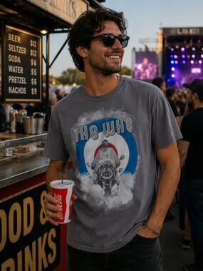 Gray The WHO Concert 2012-2013 T-Shirt